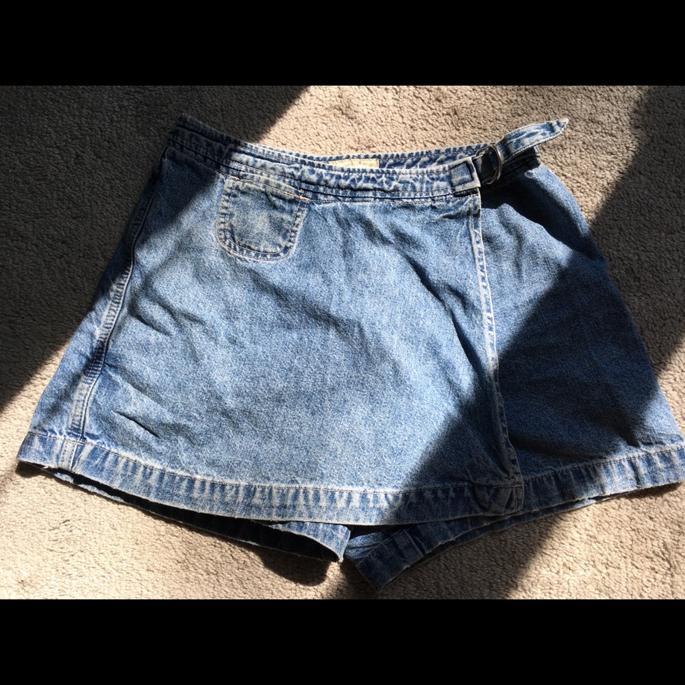 Vintage Denim Skort